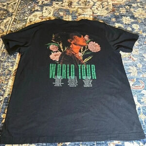 Lauren Daigle World Tour Concert Tour Black Short Sleeve Round Neck T-Shirt LRG